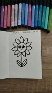 Fleur facile Kawaii