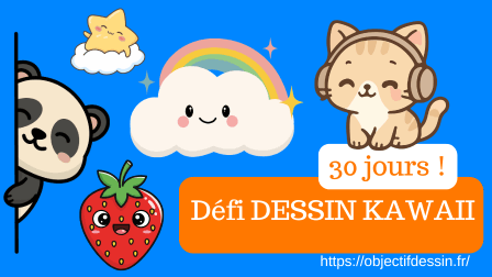 défi dessin Kawaii 30 jours