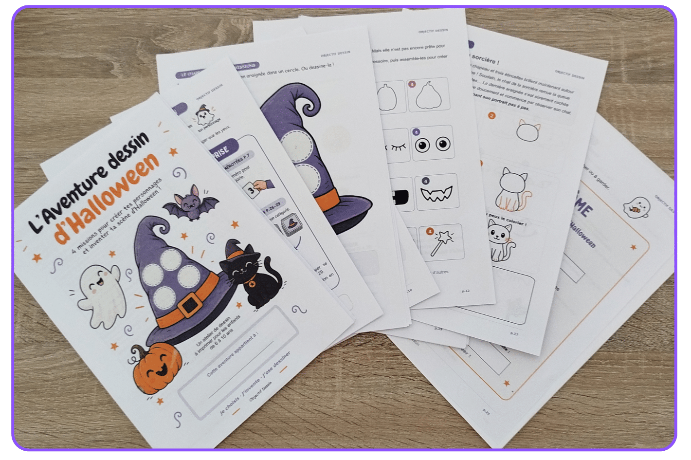 fiche Hallowen à imprimer